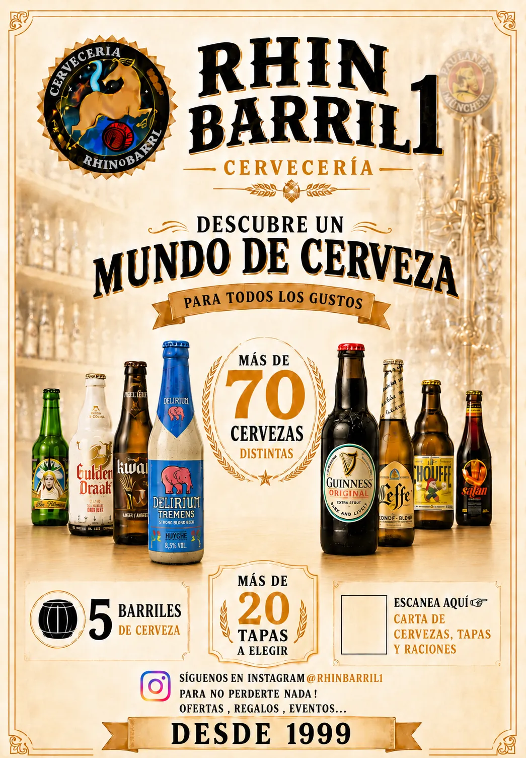Rhin Barril 1 — Descubre un mundo de cerveza para todos los gustos